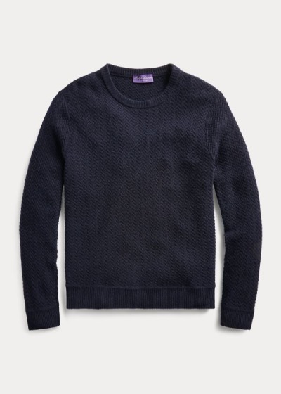 Ralph Lauren Cashmere Crewneck Striktrøje Herre Danmark (IEYHX6512)